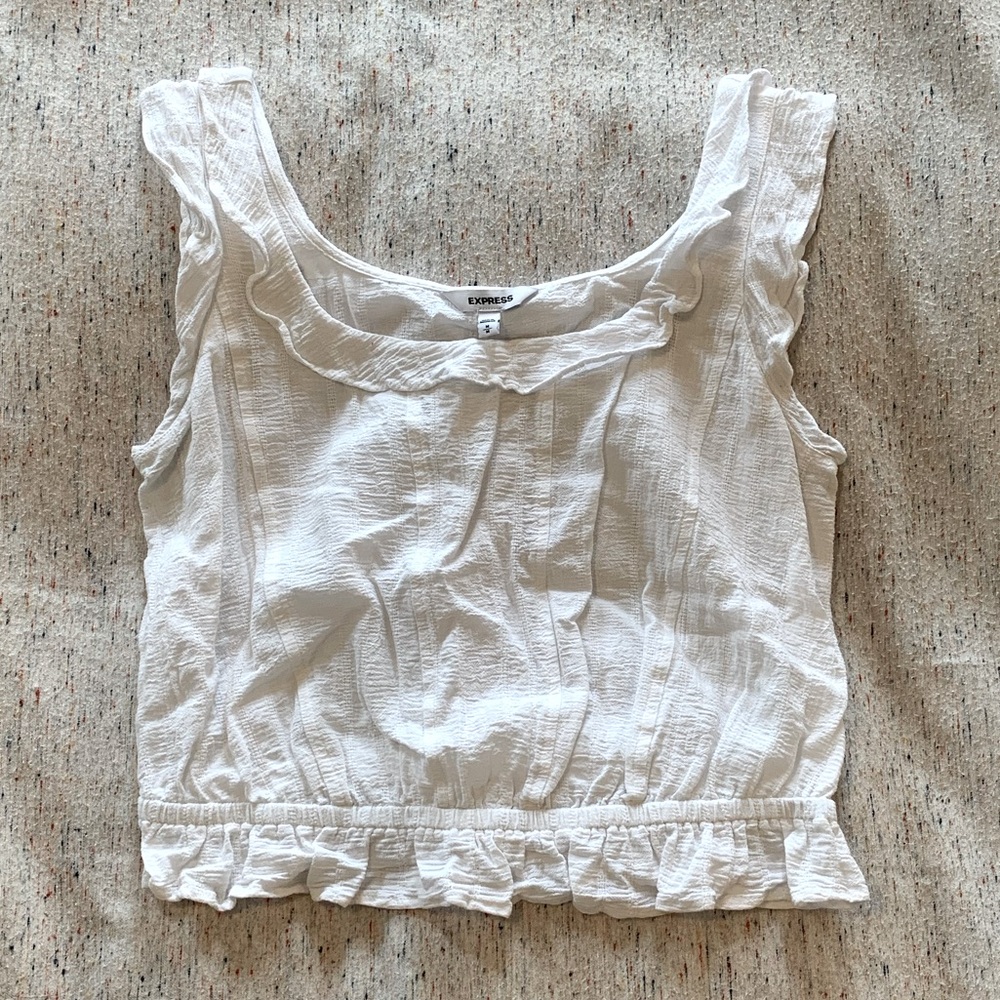 Ruffle crop top